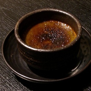 抹茶のクレムブリュレ609円